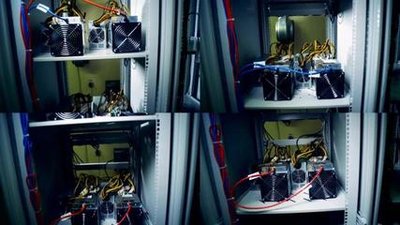 High-performance Litecoin mining rig set up for optimal hash rates